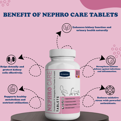 Nephro care tablet Benefits for pets