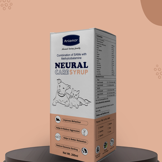 Neural care syrup Aniamor for pets in 200ml bottle