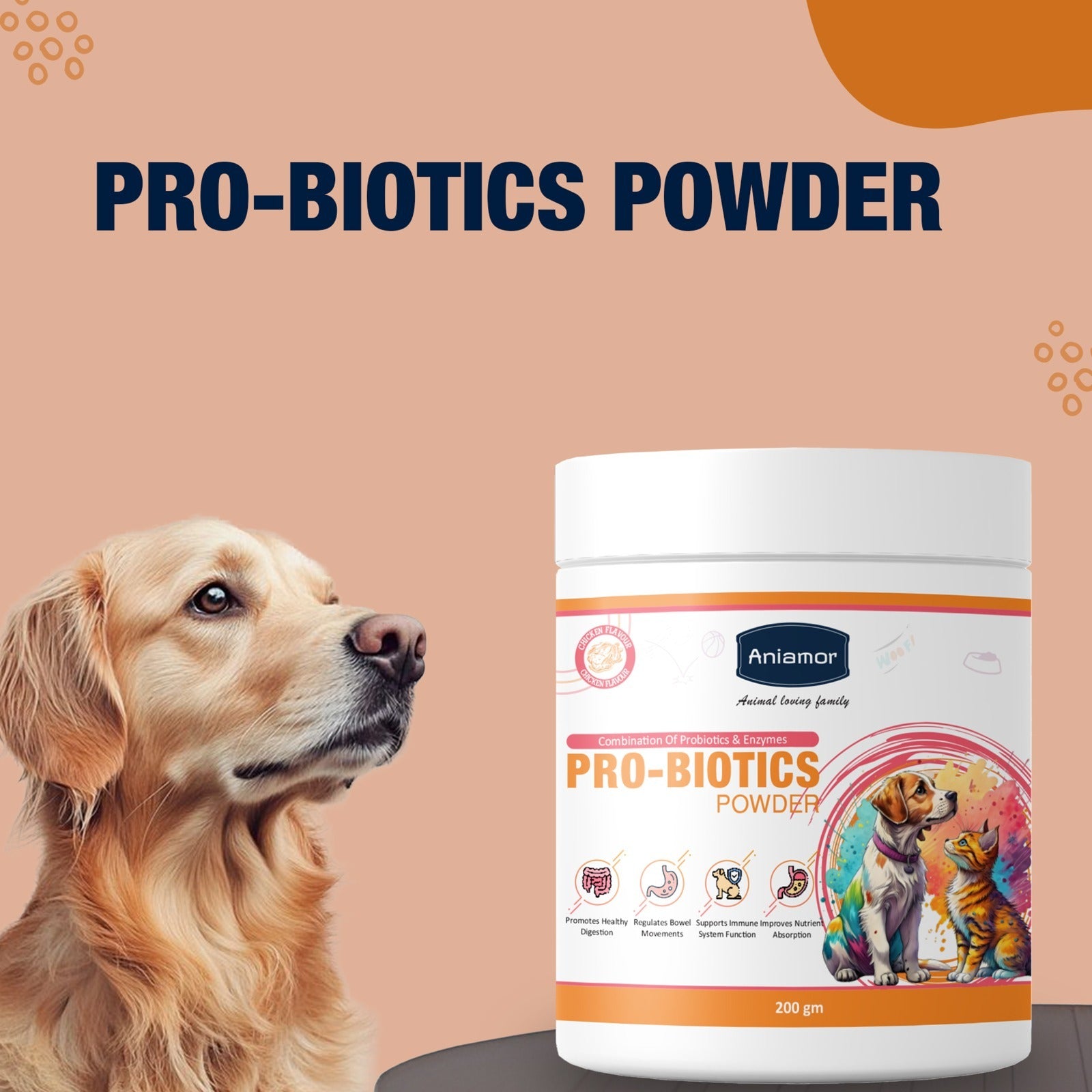 Pro Biotics Powder for Dogs and cats