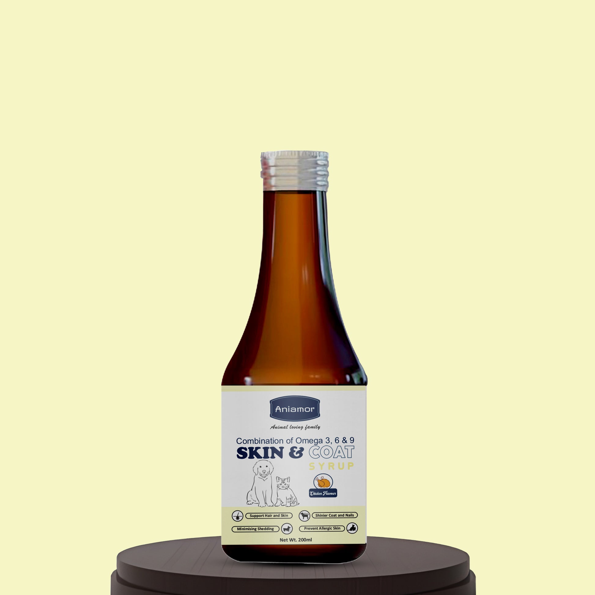skin and coat syrup for Dogs and cats