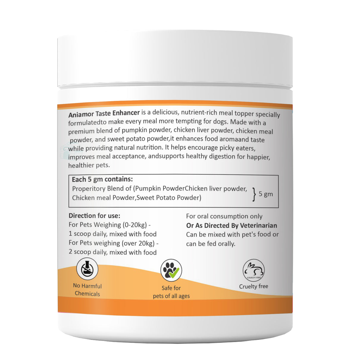 Dog and Cat Food Taste Enhancer with Chicken Liver