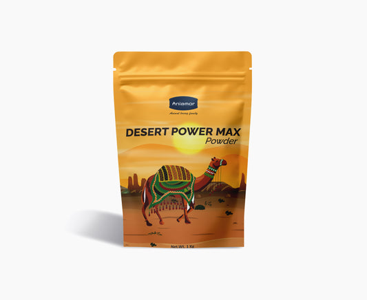Aniamor Desert Power Max for Camel | Vitamin B1, B6, Magnesium & Electrolyte Supplement | Energy, Metabolism & Nerve Support for Camels
