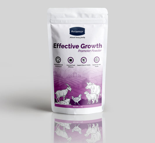 Effective growth promoter powder Aniamor for cattle in 1kg pouch
