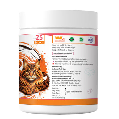 Aniamor Pumpkin Powder for Dogs & Cats – Natural Pumpkin Food Supplement for Pets (200g)