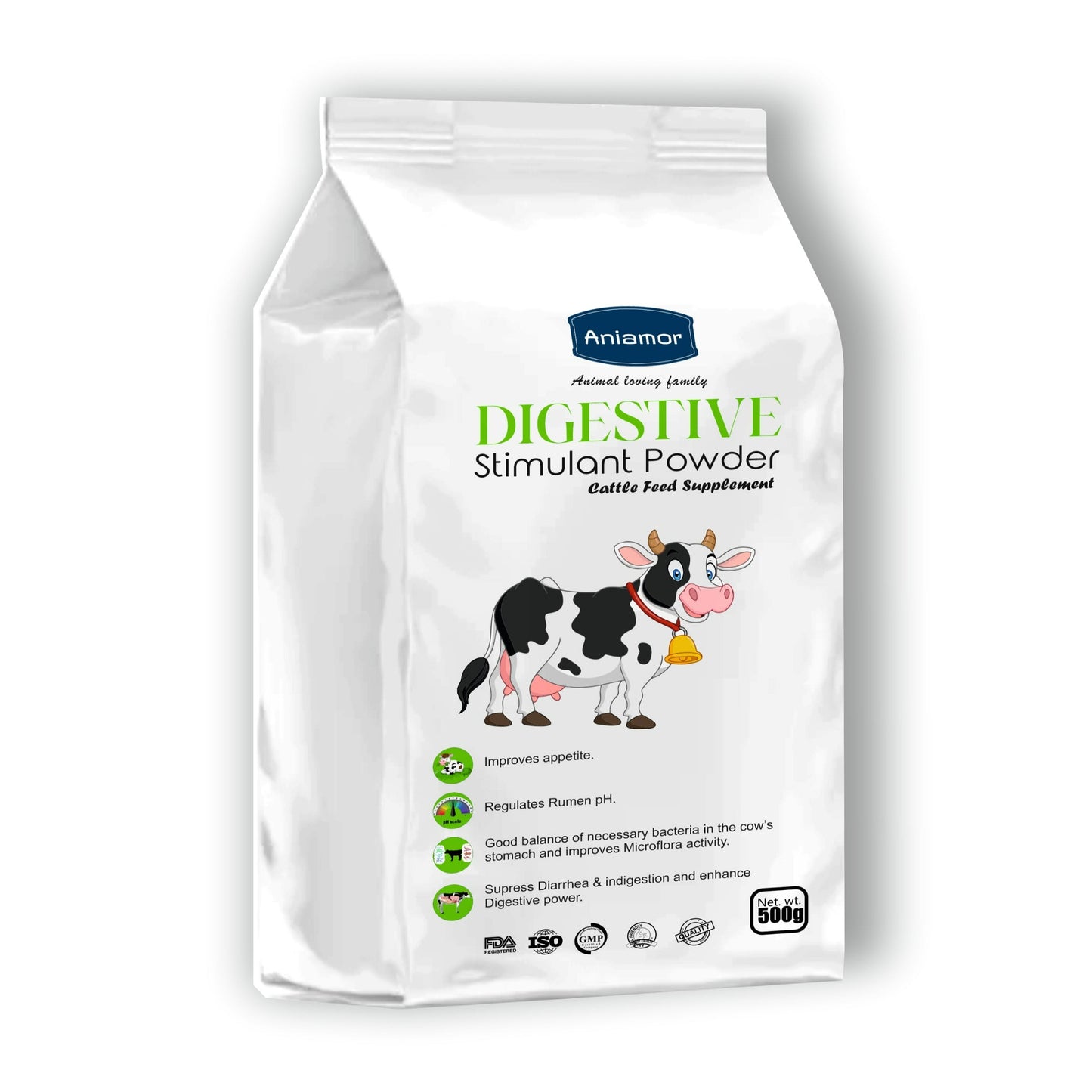Digestive Stimulant Powder-Aniamor| Cattle Feed Supplement| 500g