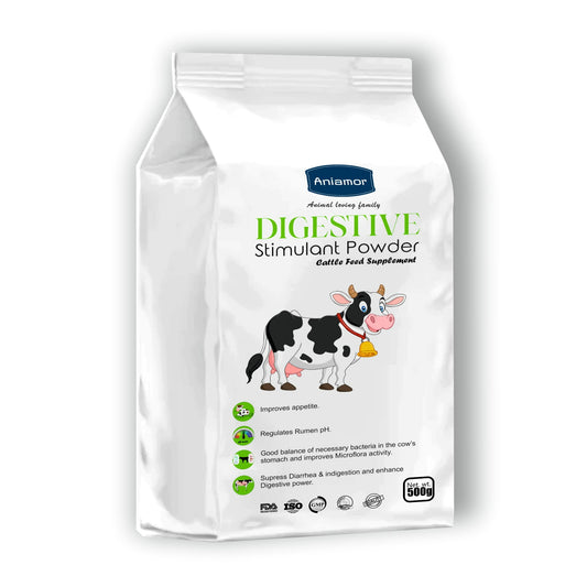 Digestive Stimulant Powder-Aniamor| Cattle Feed Supplement| 500g